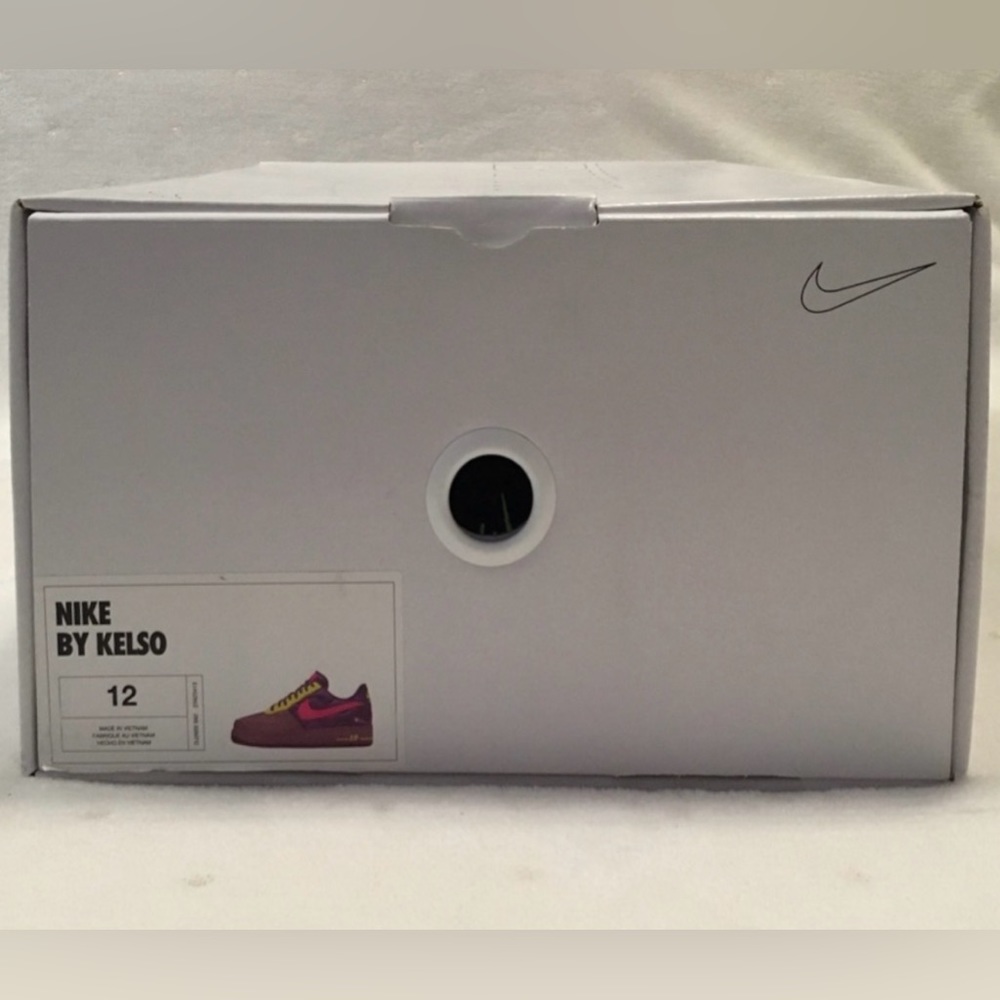 Nike Air Force1 Low Custom 3M Thinsulate B200 Series Neon Pink Volt Black Size12 - Picture 13 of 15